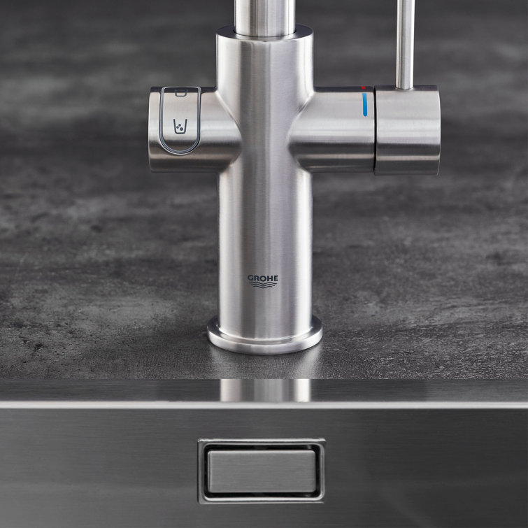 Stainless Steel Modern Deck Mounted Cold Water Dispenser Faucet