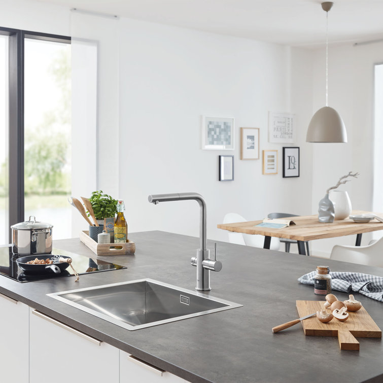 Stainless Steel Modern Deck Mounted Cold Water Dispenser Faucet