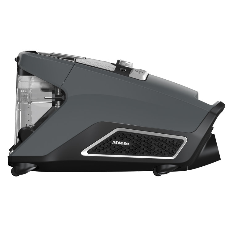 Graphite Grey Bagless Canister Vacuum Cleaner with Adjustable Suction