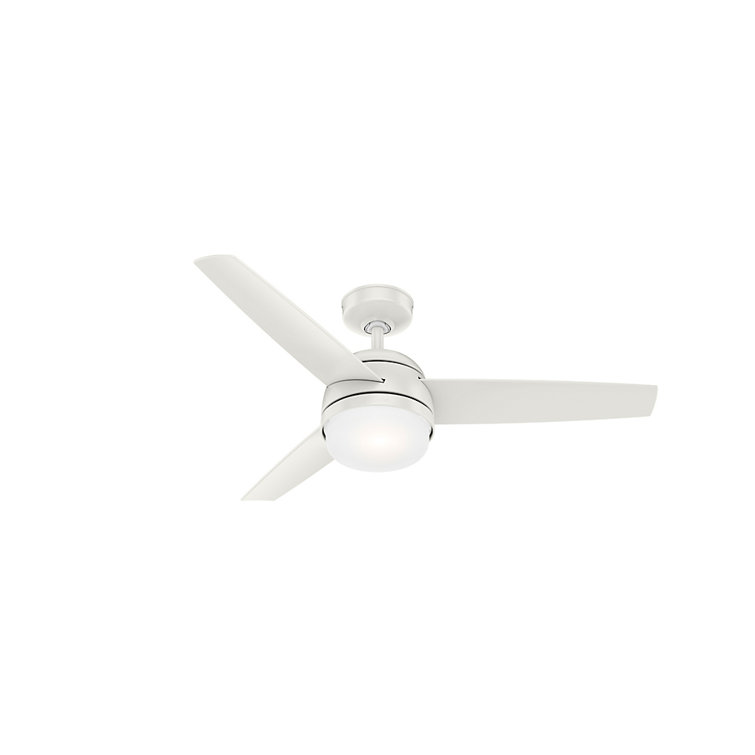 Midtown Fresh White 48" Contemporary Ceiling Fan with LED Light and Remote