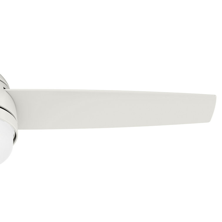 Midtown Fresh White 48" Contemporary Ceiling Fan with LED Light and Remote