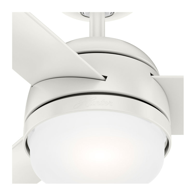 Midtown Fresh White 48" Contemporary Ceiling Fan with LED Light and Remote