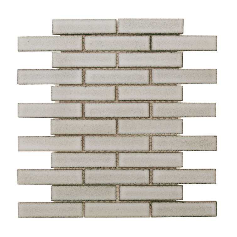 Seni 1" x 4" Porcelain Brick Joint MosaicWall & Floor Tile