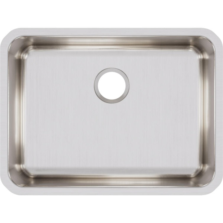 Lustertone 26" Stainless Steel Single Bowl Undermount Sink