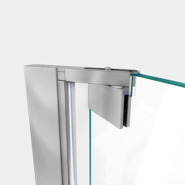 Elegance Plus 58" Frameless Clear Glass Pivot Shower Door