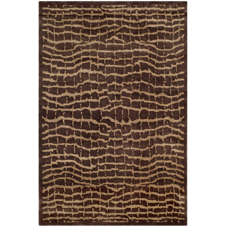 Hand-Knotted Multicolor Wool 6' x 9' Area Rug