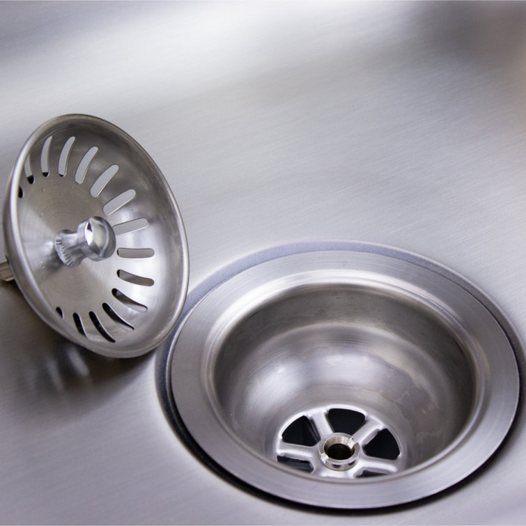 24-Inch White Freestanding Stainless Steel Laundry Sink with Faucet