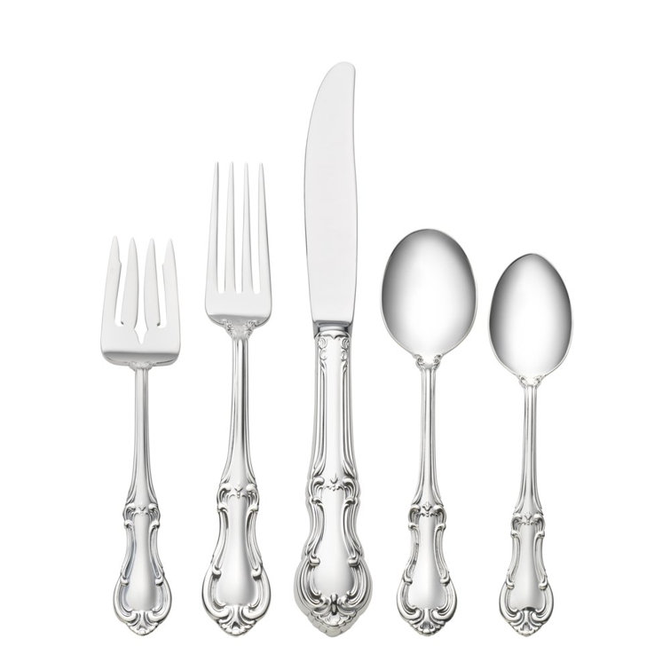 International Silver International Silver Sterling Silver Joan of Arc 5 Piece Flatware Set, Service for 1