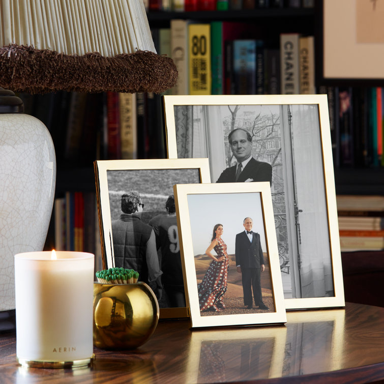 Elegant Gold Metal 4" x 6" Picture Frame