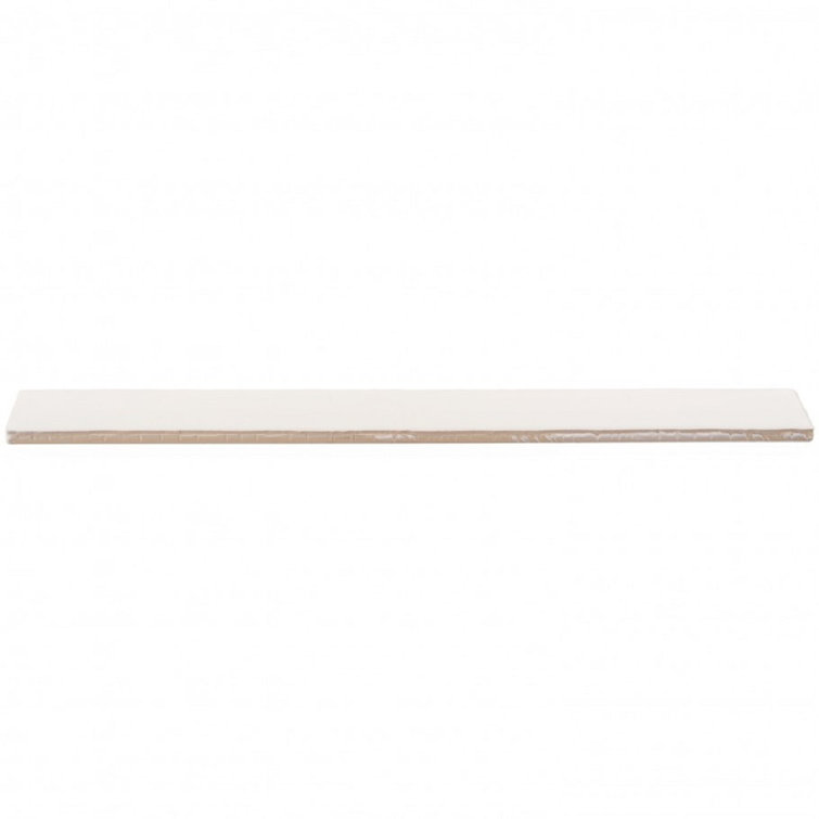 Nantucket 2" x 20" White Polished Ceramic Subway Wall Tile