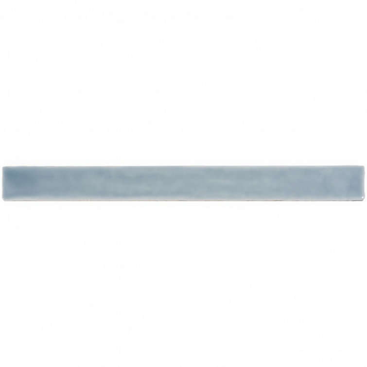 Nantucket Blue 2" x 20" Polished Ceramic Subway Wall Tile