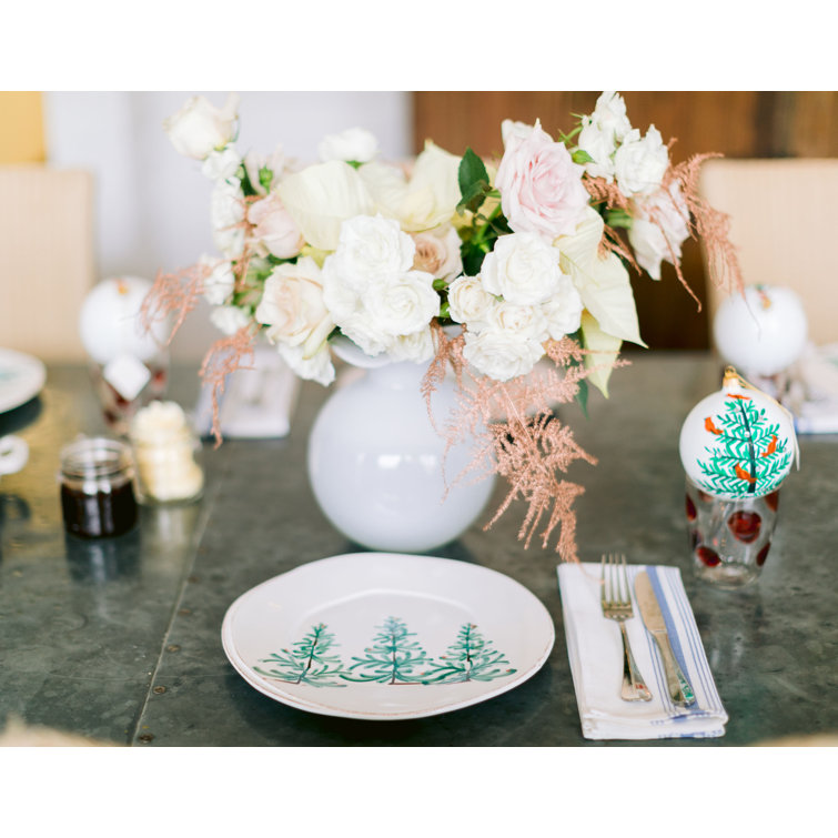 White Medium Fluted Glass Vase for Floral Arrangements