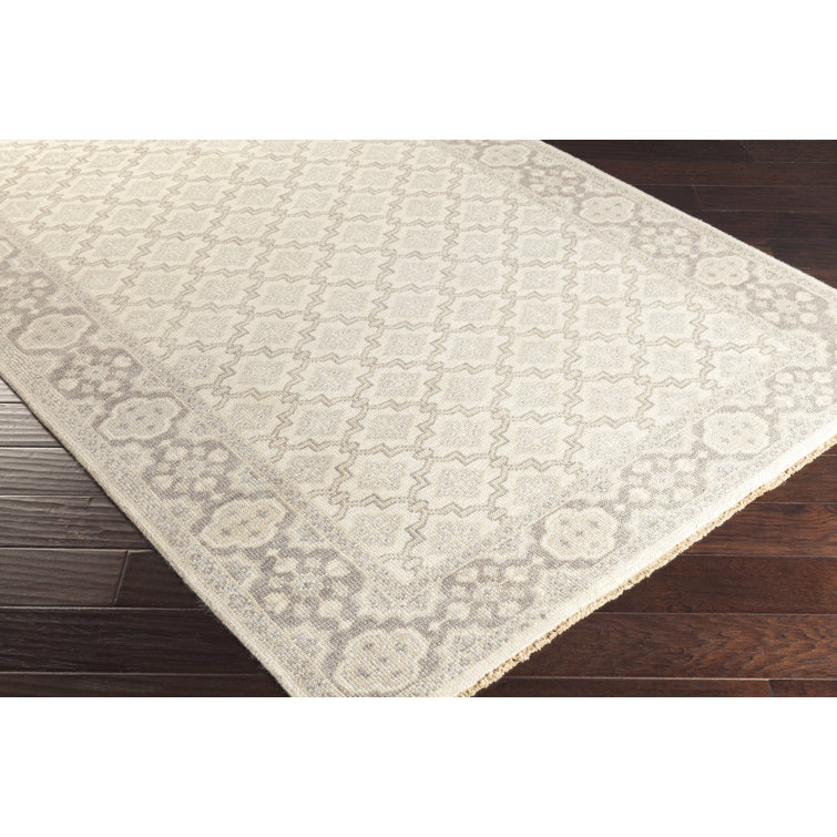 Cappadocia Hand-Knotted Gray Wool Oriental Area Rug, 3'6" x 5'6"