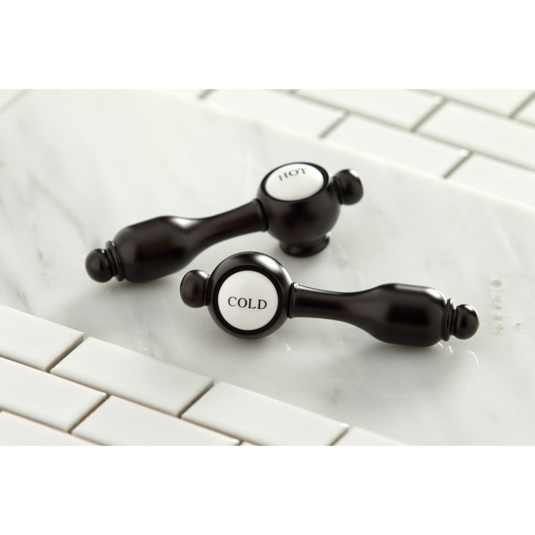 Oil Rubbed Bronze Deck Mount Clawfoot Tub Faucet with Hand Shower