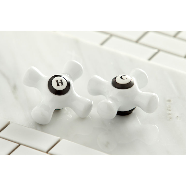 Victorian Grace 4" Centerset Oil-Rubbed Bronze Bathroom Faucet