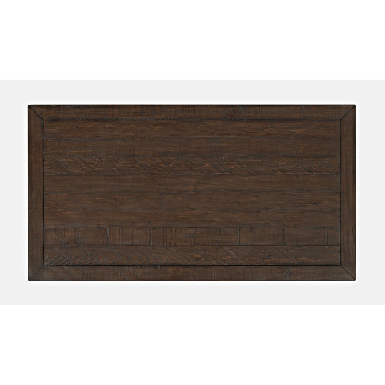 Rustic Reclaimed Pine 48" White Cocktail Table with Storage