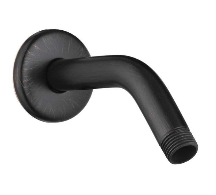 Polished Nickel Modern Wall-Mount Shower Arm