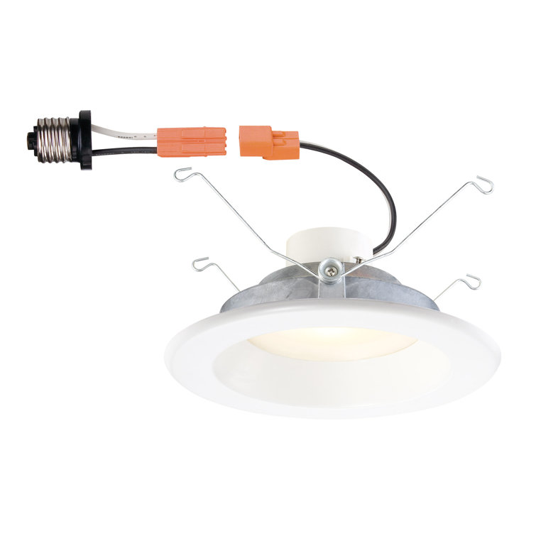 EnviroLite 6'' White Aluminum LED Recessed Lighting Kit, Energy Star Certified