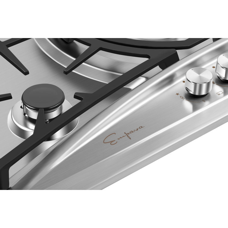 Empava 36" Stainless Steel 5 Burner Gas Cooktop