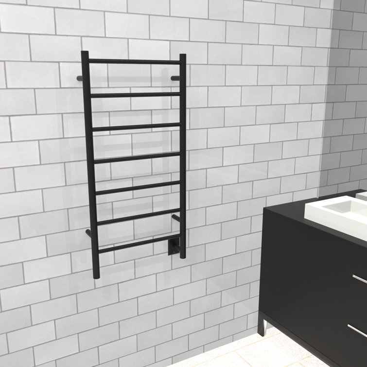Matte Black Stainless Steel Wall Mounted Towel Warmer