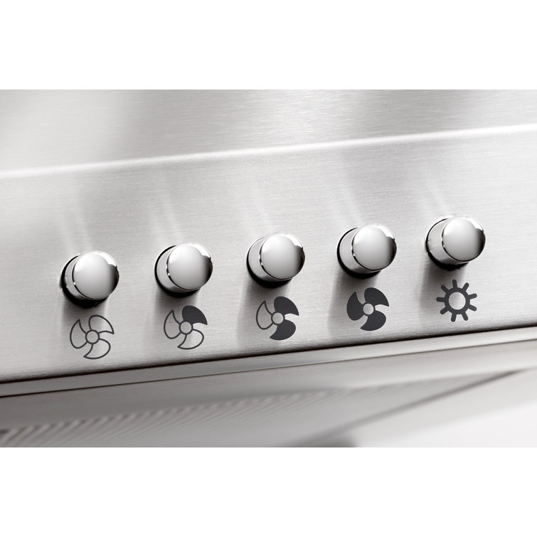 36-Inch Stainless Steel Convertible Wall-Mounted Range Hood