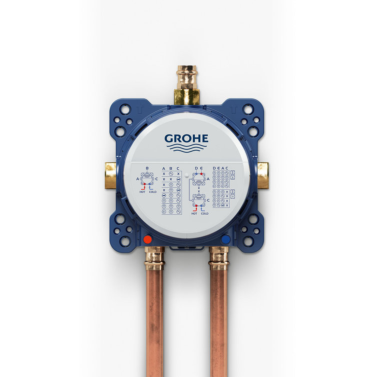 SmartControl Blue Modern Universal Shower Installation Kit