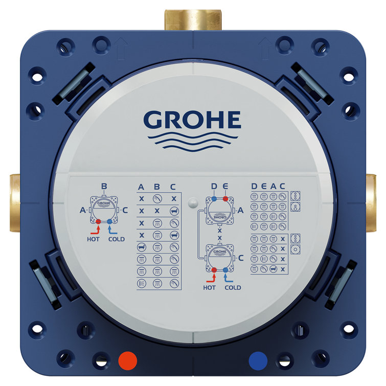 SmartControl Blue Modern Universal Shower Installation Kit