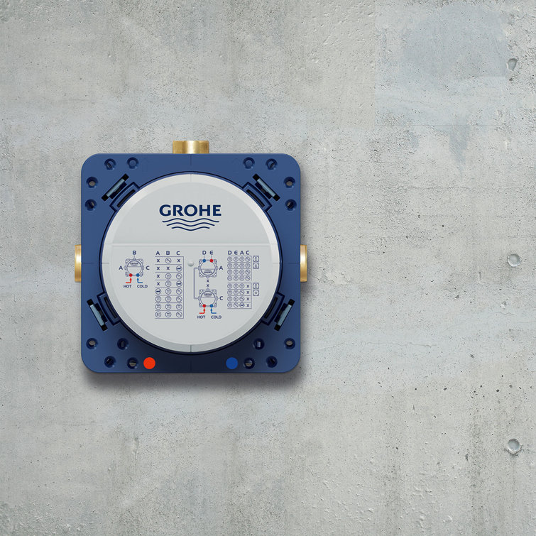 SmartControl Blue Modern Universal Shower Installation Kit