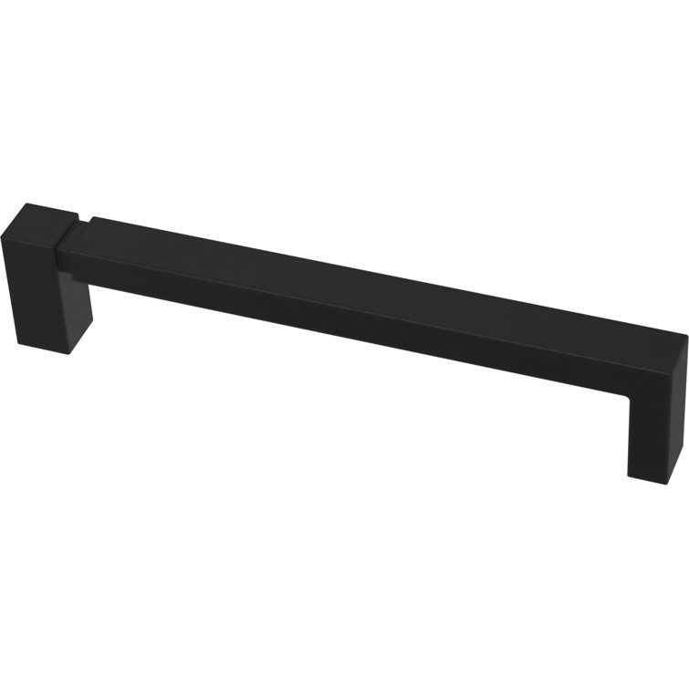 Matte Black Brass Bar Pulls with Mounting Hardware, 10-Pack