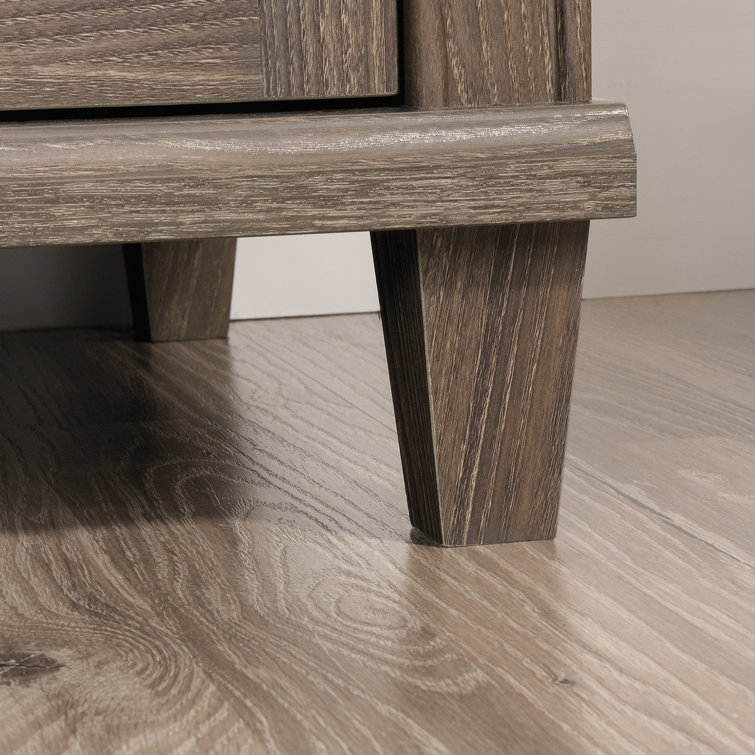 Emery Oak 2-Drawer Lockable Lateral File Cabinet