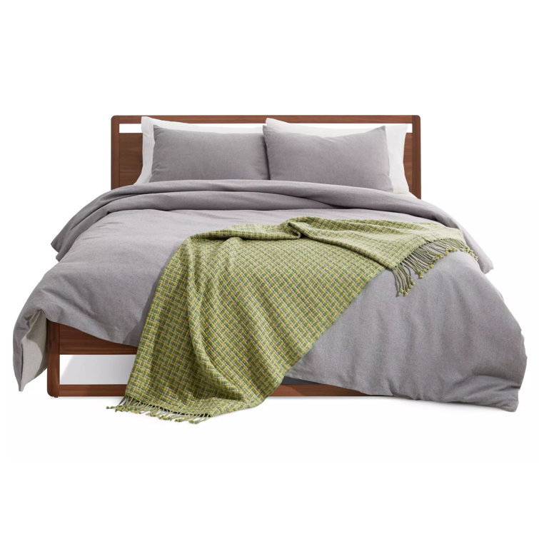 Chaperone Green Wool Cozy Throw Blanket