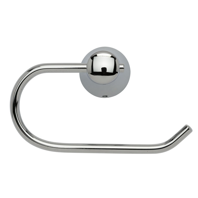 Polished Chrome Wall Mounted Toilet Paper Holder