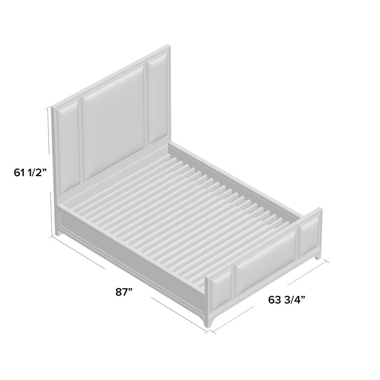 Sandstone Transitional Queen Upholstered Bed with Single Drawer