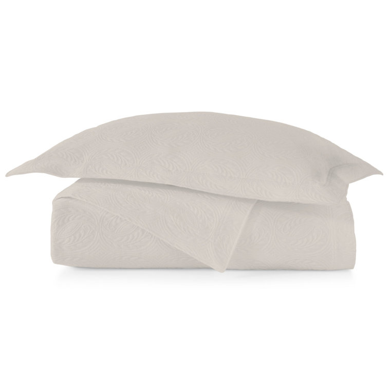 Vienna Linen Cotton Floral Queen Coverlet