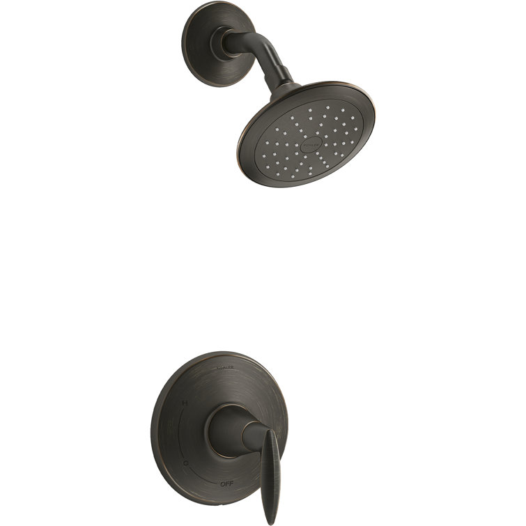 Alteo Oil-Rubbed Bronze Wall Mounted Shower Trim with Lever Handle
