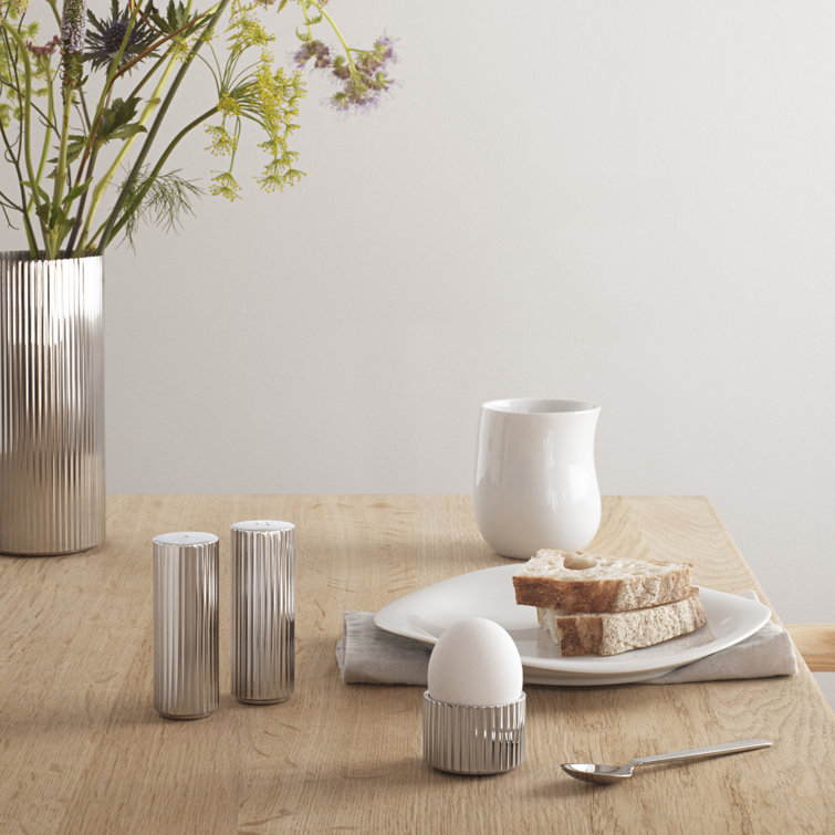 Bernadotte Stainless Steel Art Deco Egg Cup Set