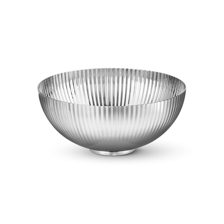Bernadotte Art Deco Small Mirror-Polished Stainless Steel Bowl