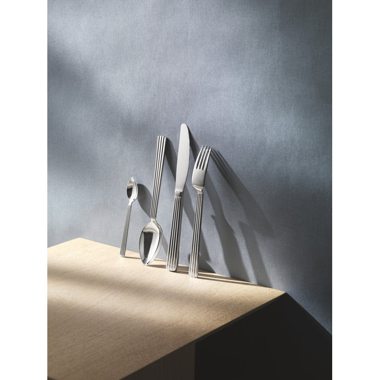 Bernadotte 5-Piece Polished Stainless Steel Flatware Set