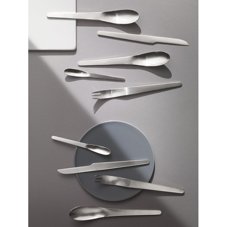 Arne Jacobsen Matte Stainless Steel 5-Piece Flatware Set