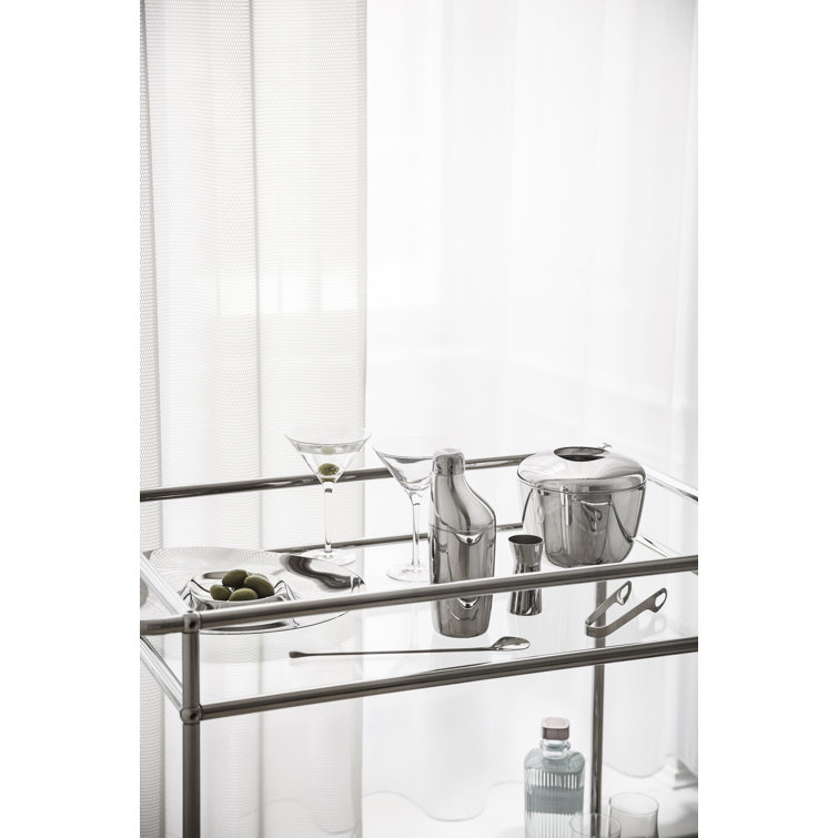Mirror-Polished Stainless Steel Ergonomic Cocktail Shaker