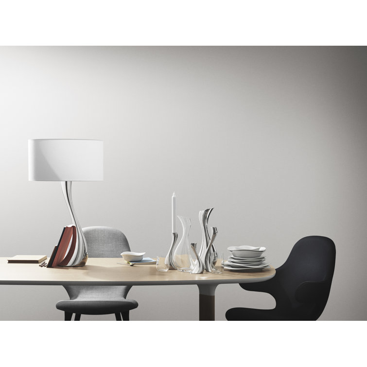 Cobra Curved Stainless Steel Dramatic Candlestick