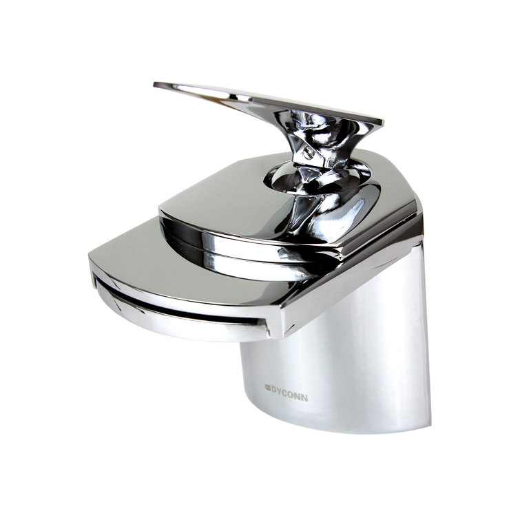 Elegant Waterfall Bathroom Faucet in Polished Chrome