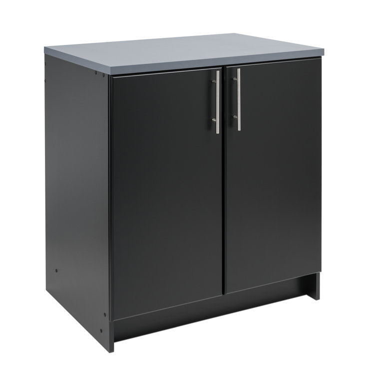 Elite Black 112" 9-Piece Storage Cabinet System