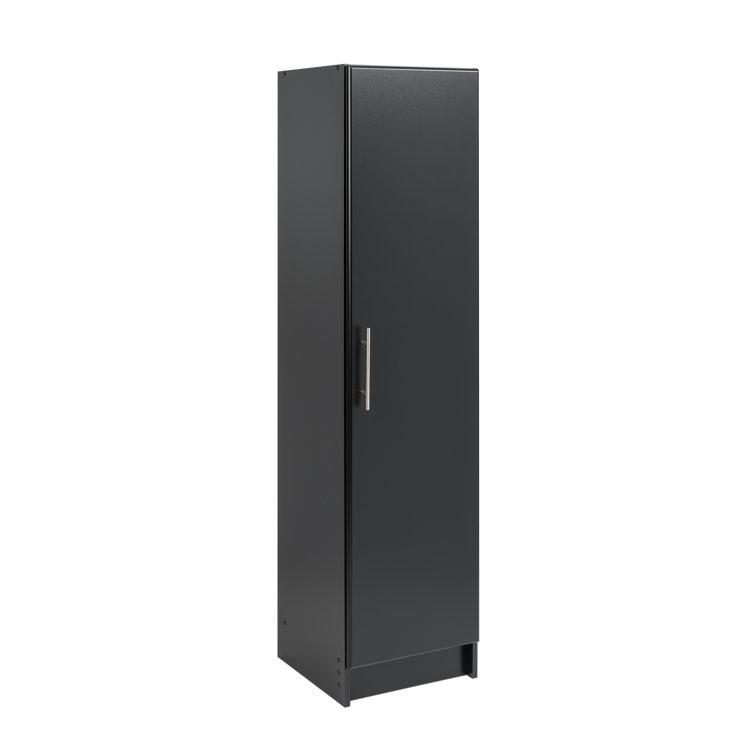 Elite Black 50" Laminated Composite Wood Cabinet with Adjustable Shelving