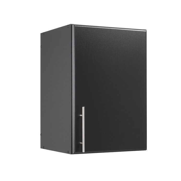 Elite Black 50" Laminated Composite Wood Cabinet with Adjustable Shelving