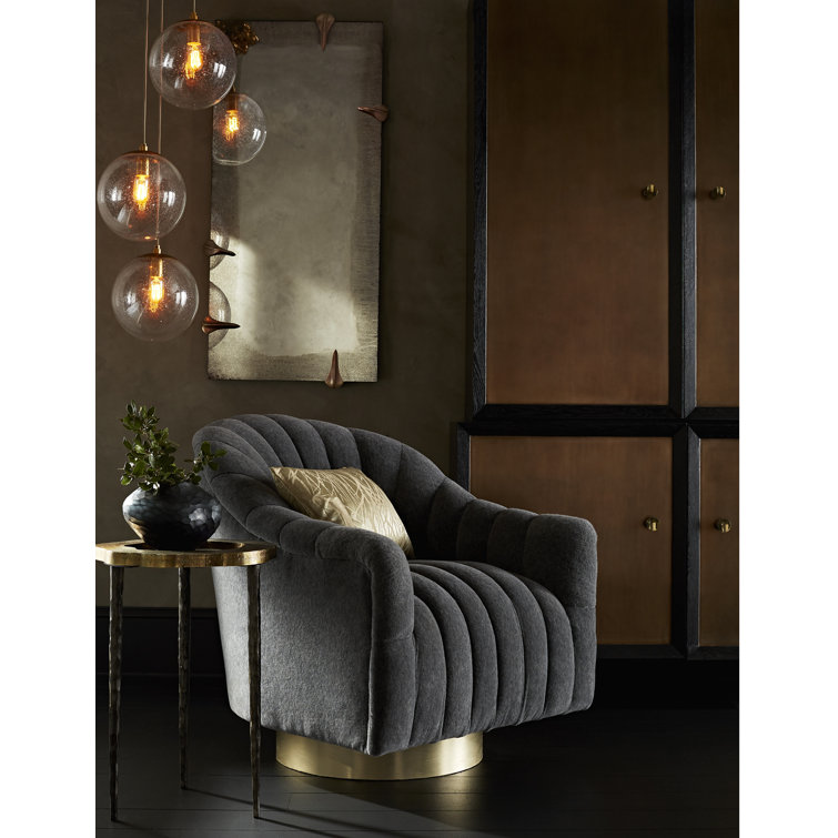Rectangular Bronze and Wood Wall Mirror with Silver Accents