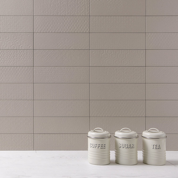 Gray Matte Porcelain 4x12 Subway Floor and Wall Tile