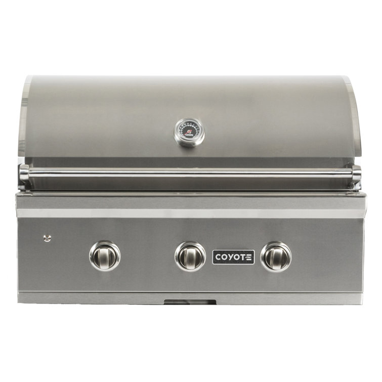 Coyote 34-Inch Stainless Steel Built-In Natural Gas Grill