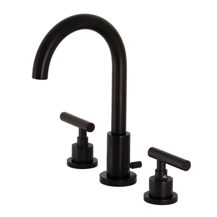 Manhattan Elegance Oil Rubbed Bronze Widespread Bathroom Faucet
