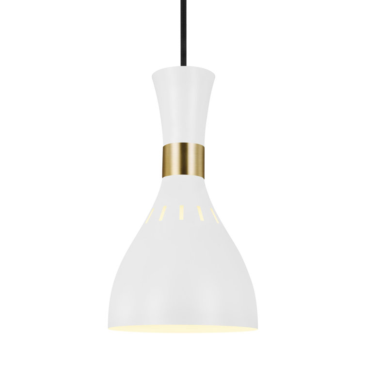 Ellen DeGeneres Joan Matte White Mini Globe Pendant Light